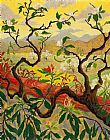 Japanese Canvas Paintings - Japanese Style Landscape